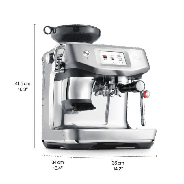 SES881_Updated_Dimensions_EMEA_CAROUSEL_01 the Barista Touch™ Impress espresso automāts ar auksto ekstrakciju